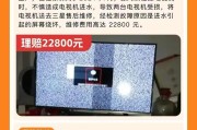 电视机屏幕进水坏了怎么办（故障排查与解决方法）