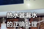 热水器漏水安全阀处理方法（如何安全地应对热水器漏水问题）