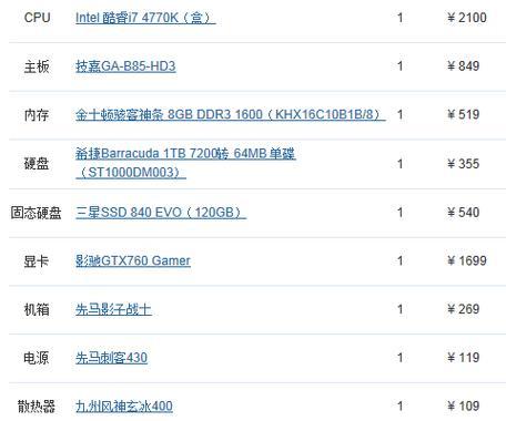 如何自己组装一台高性能的台式电脑（选择最佳配置）