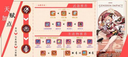 原神烟绯圣遗物怎么选？武器搭配有哪些技巧？