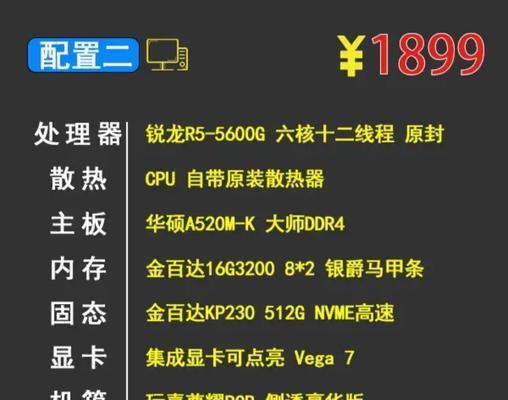 3000元左右电脑配置推荐？哪些参数最值得考虑？