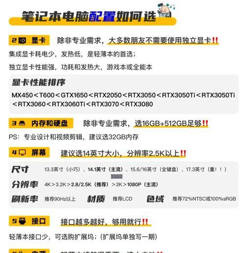 笔记本电脑显卡怎么选？如何根据需求挑选最佳显卡？