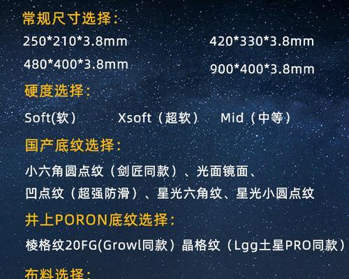 游戏用鼠标垫挑选技巧有哪些？如何选择？