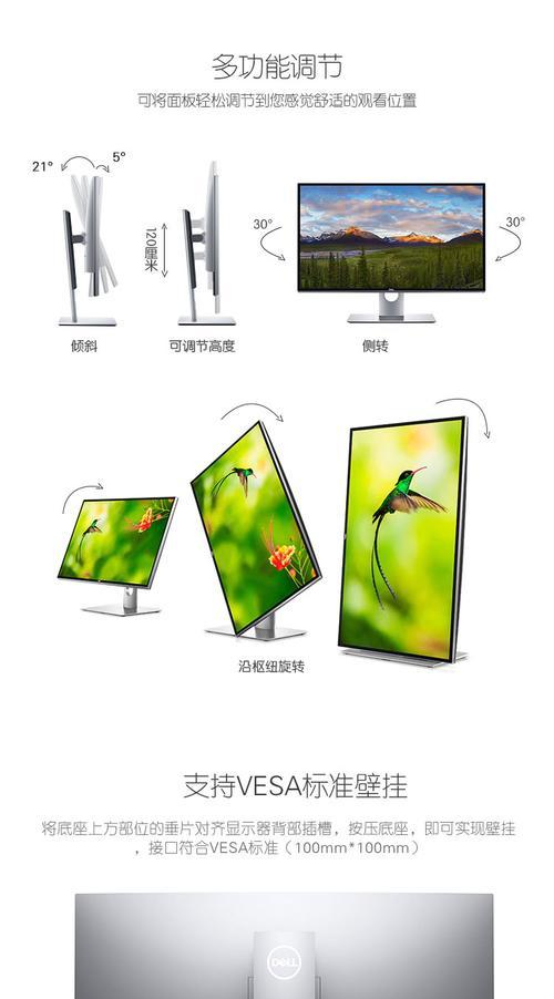 戴尔显示器升降调节步骤是什么？调节后如何保持稳定？