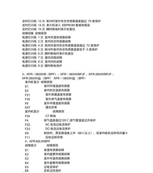 海尔空调E6故障原因分析（探究海尔空调E6故障背后的原因及解决方法）