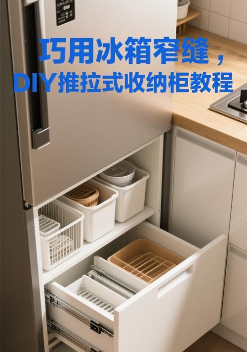 冰箱侧面夹缝柜收纳，解决小空间大困扰（巧用冰箱侧面夹缝柜，释放收纳潜力）