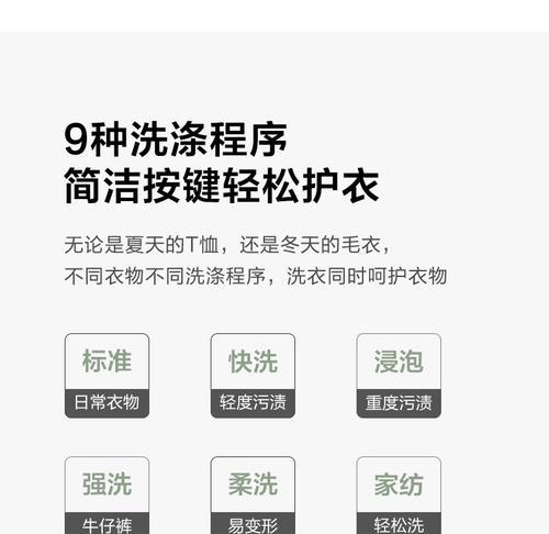 商场洗衣机的正确使用方法（轻松享受高效洗衣体验，）