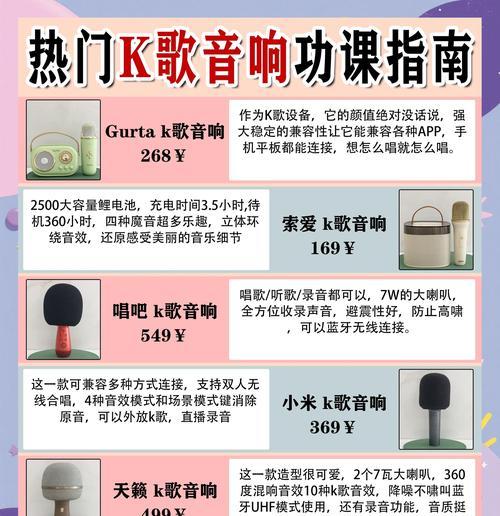如何选唱歌好听音响呢？选购时应注意哪些要点？