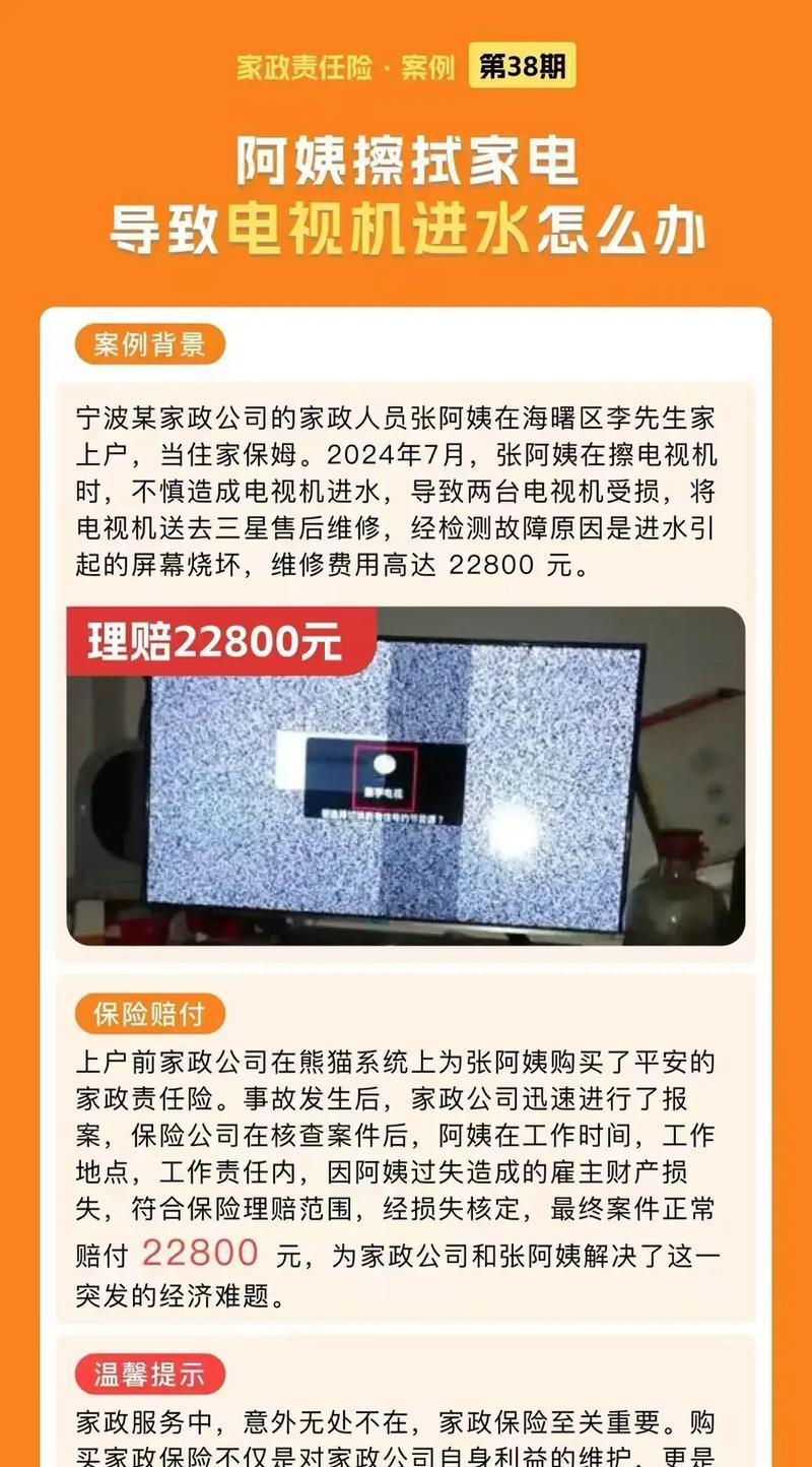 电视机屏幕进水坏了怎么办（故障排查与解决方法）